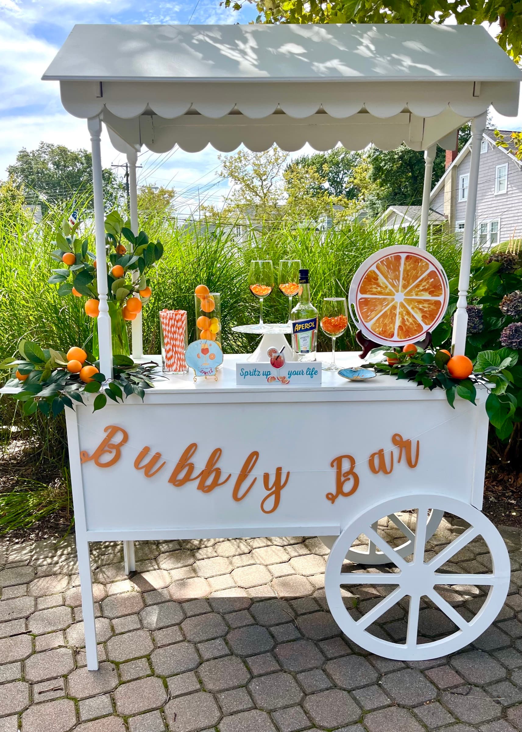 Bubbly Bar Orange Cart